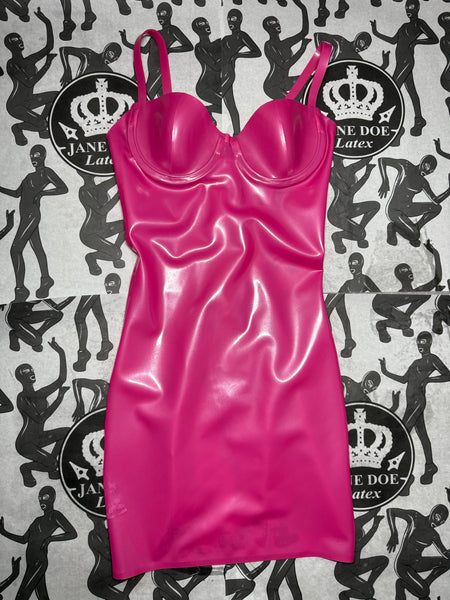 house of cb pink latex dress House of CB