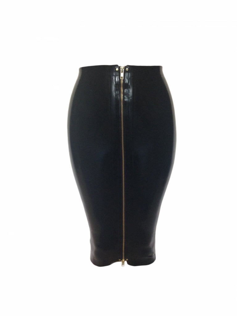 Zip Front Skirt