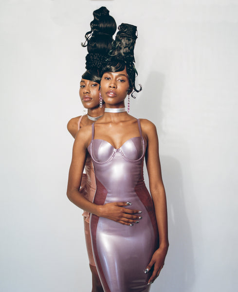 purple latex dress Justine dress – Jane Doe Latex