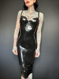 SALE pencil dress with gold zip
