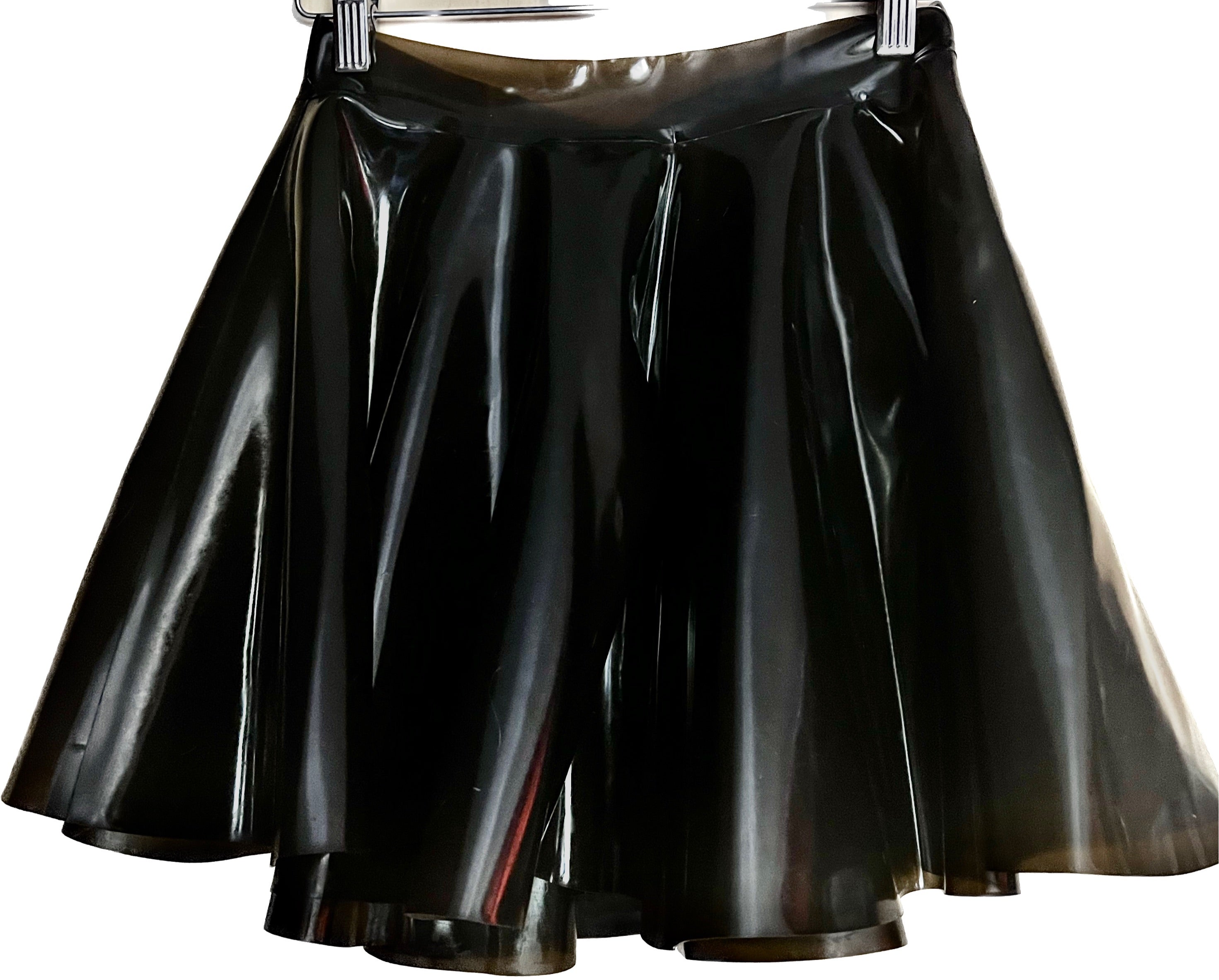 HDE Plus Size Shiny Metallic Skater Skirt High Waisted Holographic Pleated  Skirt Black 1X - Walmart.com