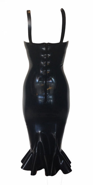 Knee Frill Dress – Jane Doe Latex